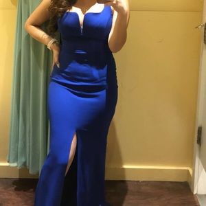 WINDSOR cobalt blue PROM DRESS!! NWT!!